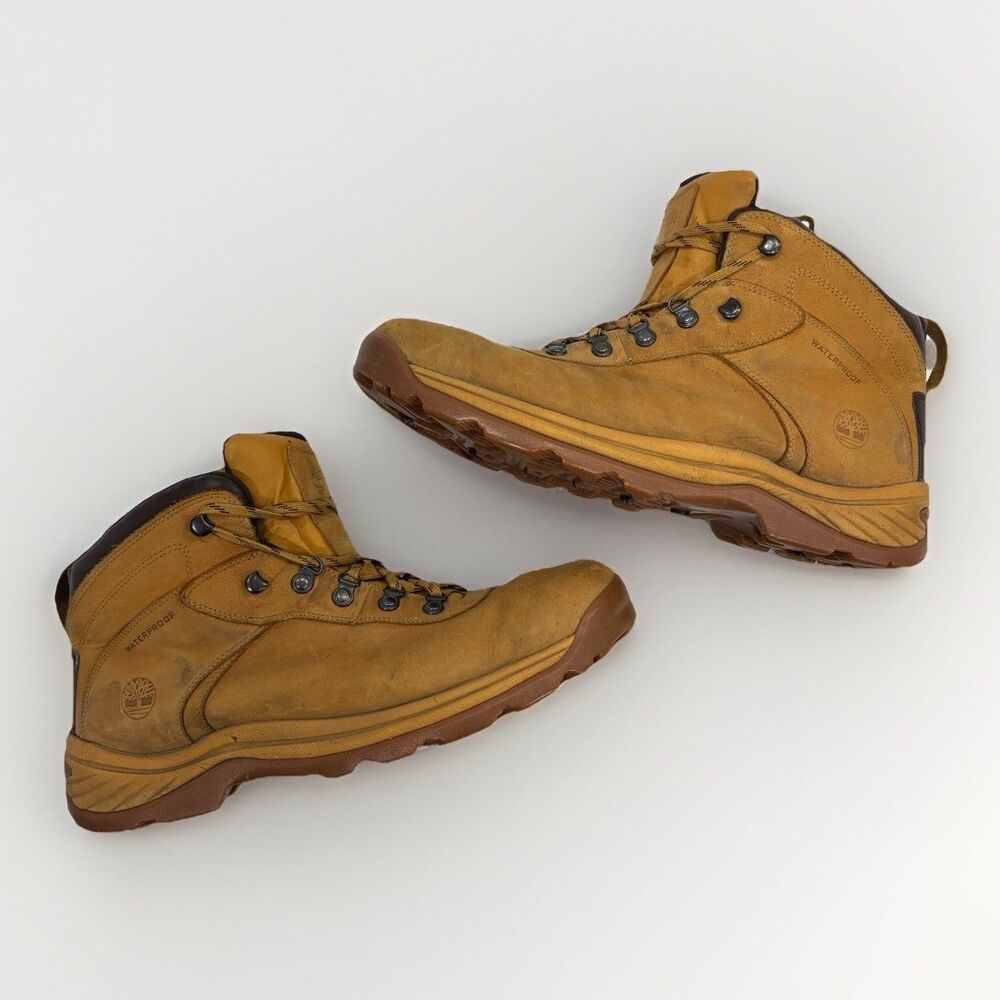 Timberland Boots Mens Size 13 Flume Waterproof Mid Hiker Lace Up